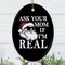 Ask Your Mom If I’m Real Funny Christmas Ornament, Dirty Joke Theme Secret Santa Gift